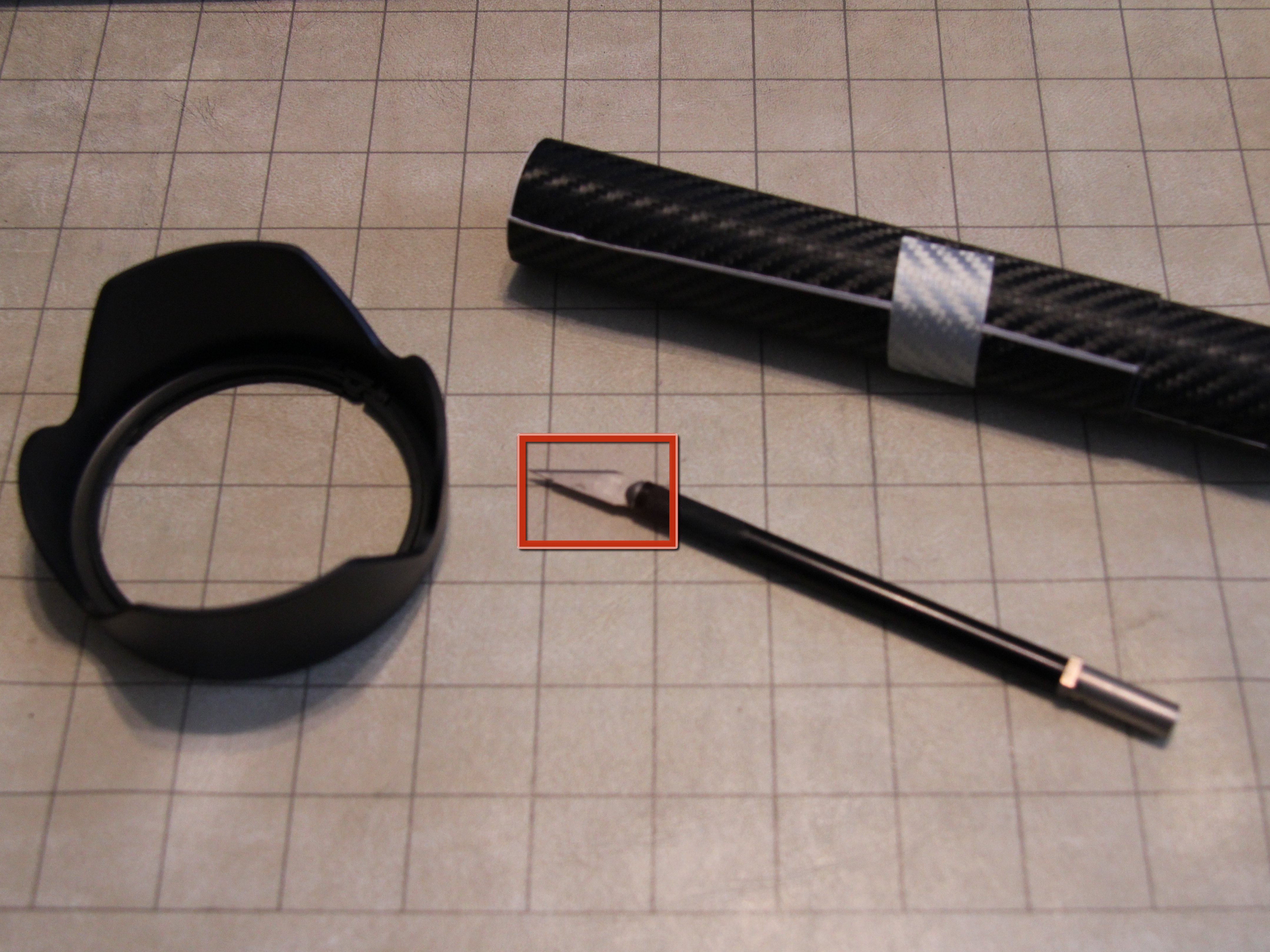 DIY Carbon Fiber Lens Hood