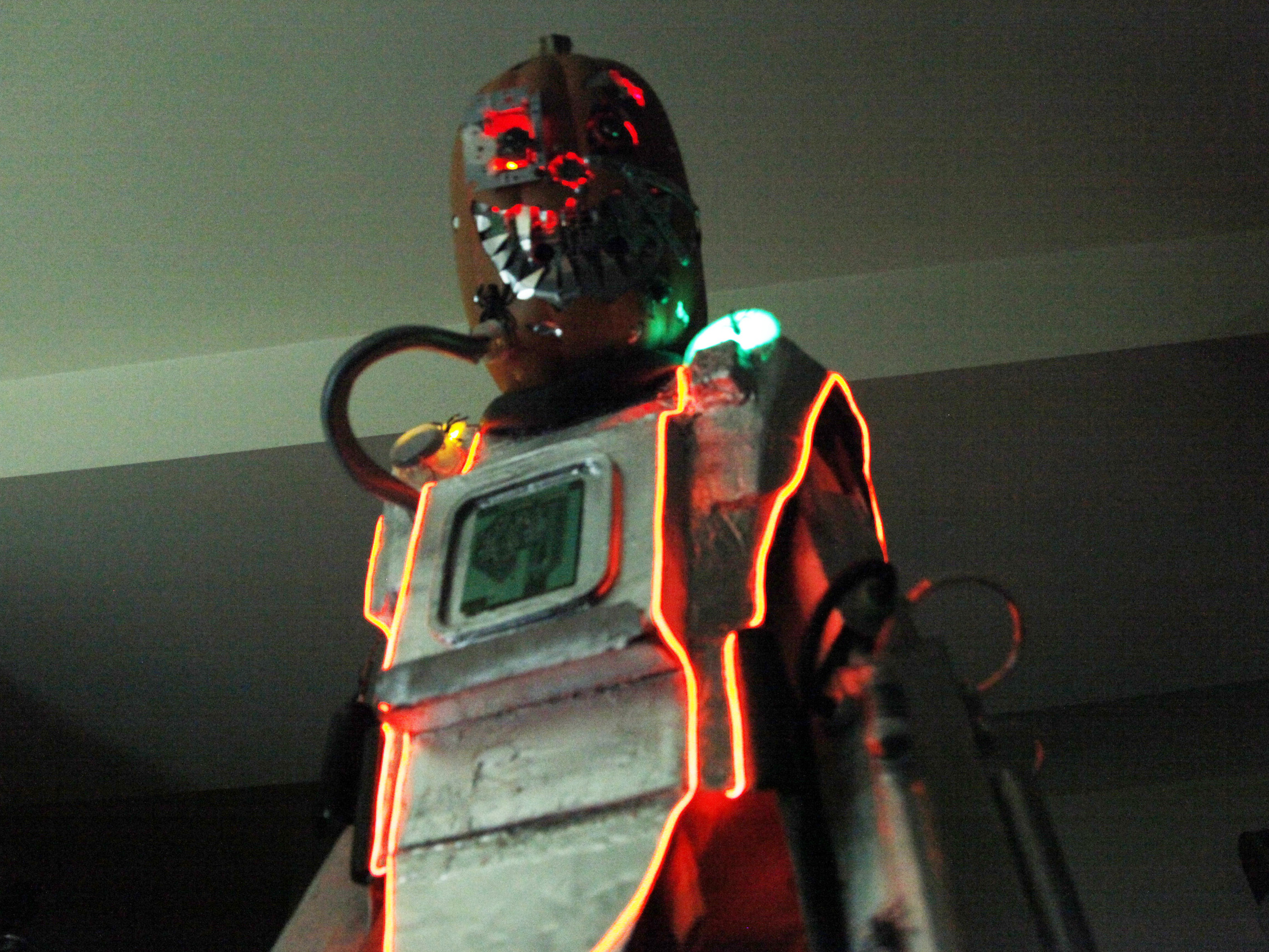 Mutant Cyborg Pumpkin Halloween Costume