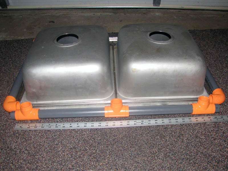 PVC Sink Stand