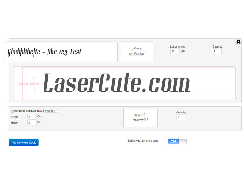 Laser-Cut Sign Designed in Your&nbsp;Browser