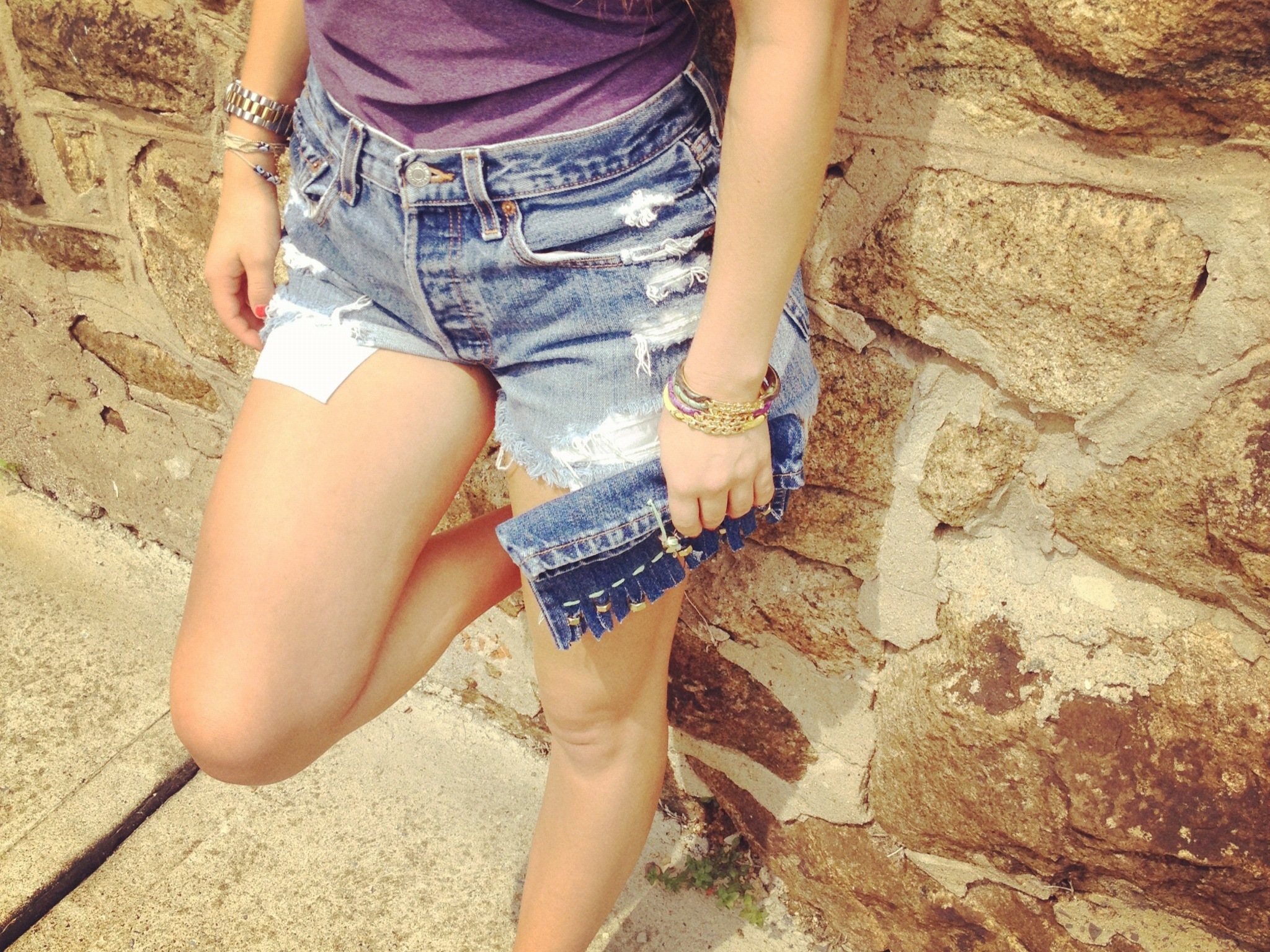 Fringed Sunglass&nbsp;Clutch