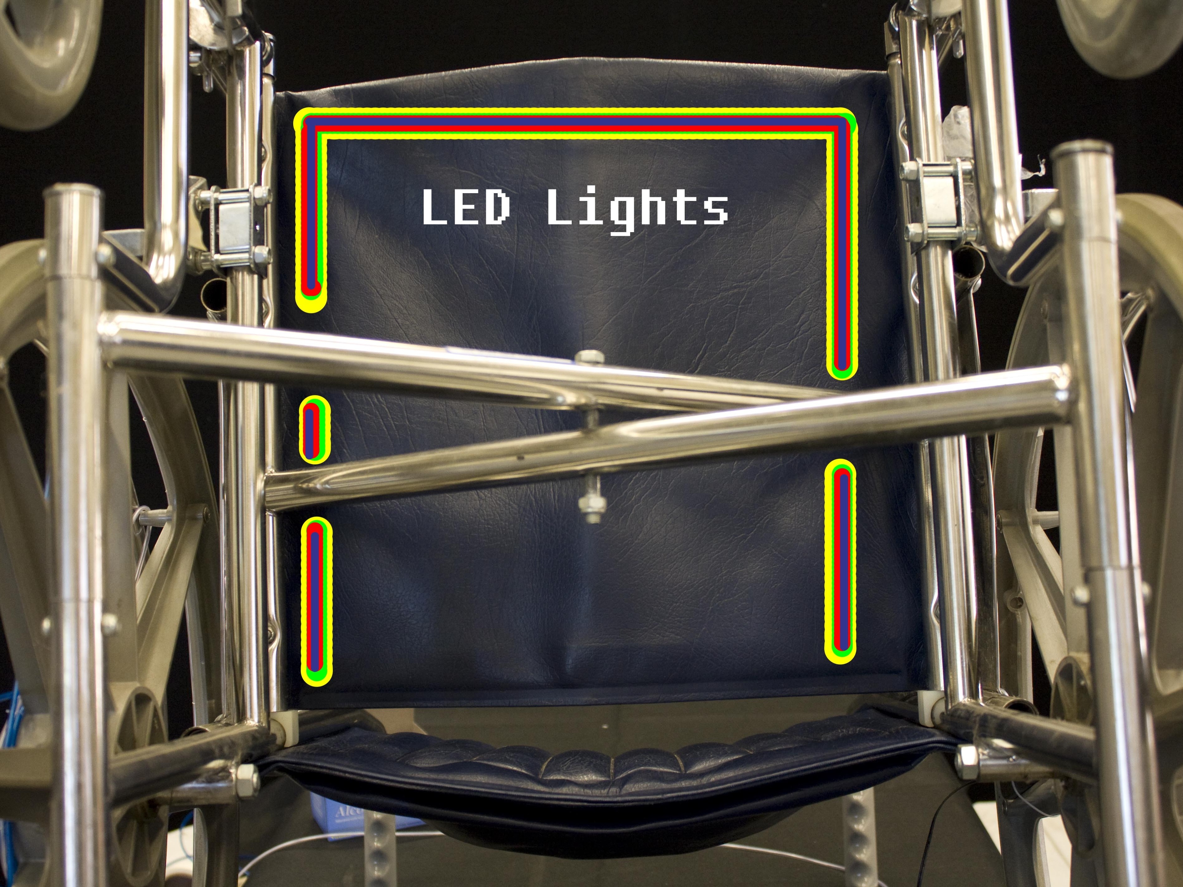 EZ-EL Wire/LED Light&nbsp;Wheelchair