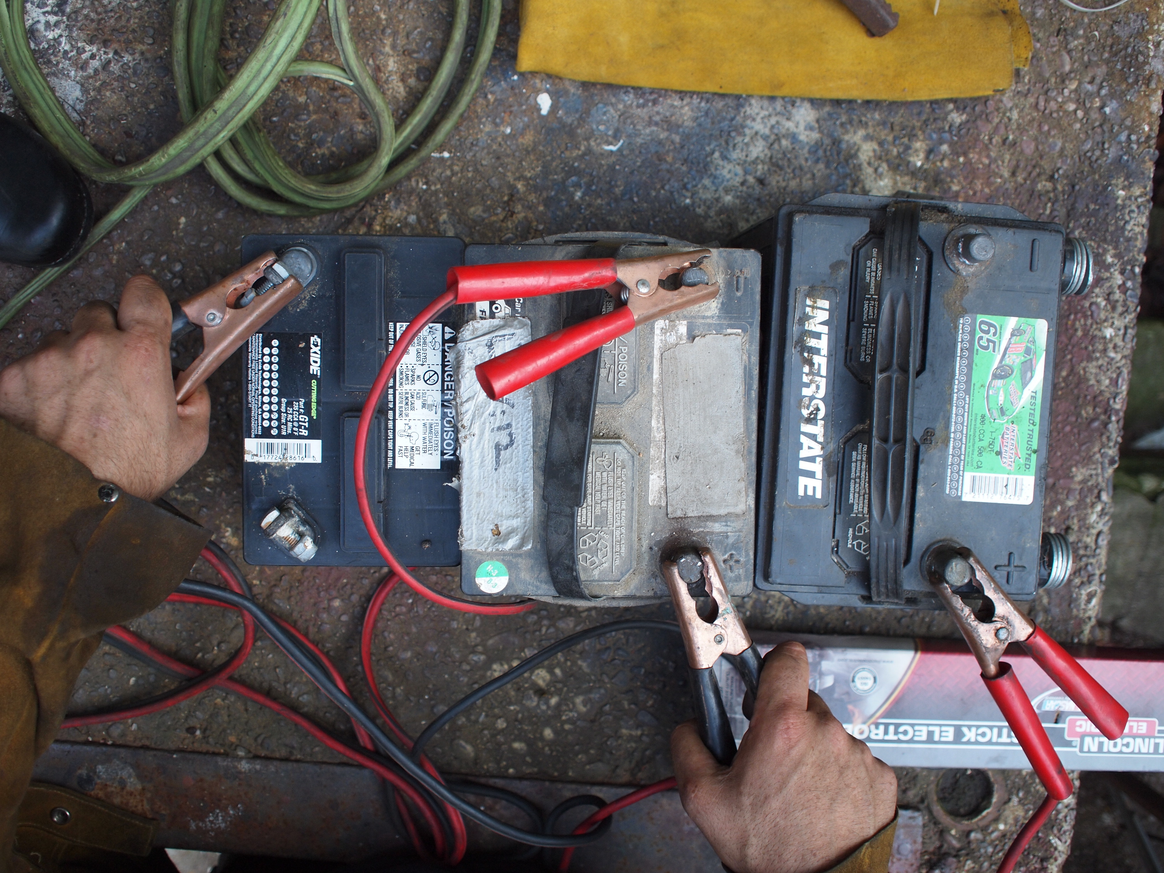 New Project: Car-Battery Welding