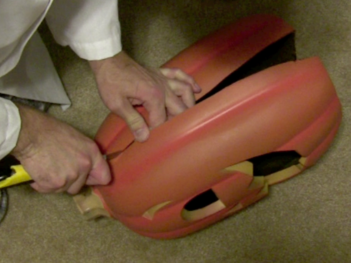 New Project: Mutant Cyborg Pumpkin Halloween Costume