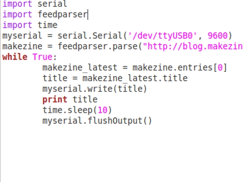 New Project: Arduino and Python: Learn Serial Programming