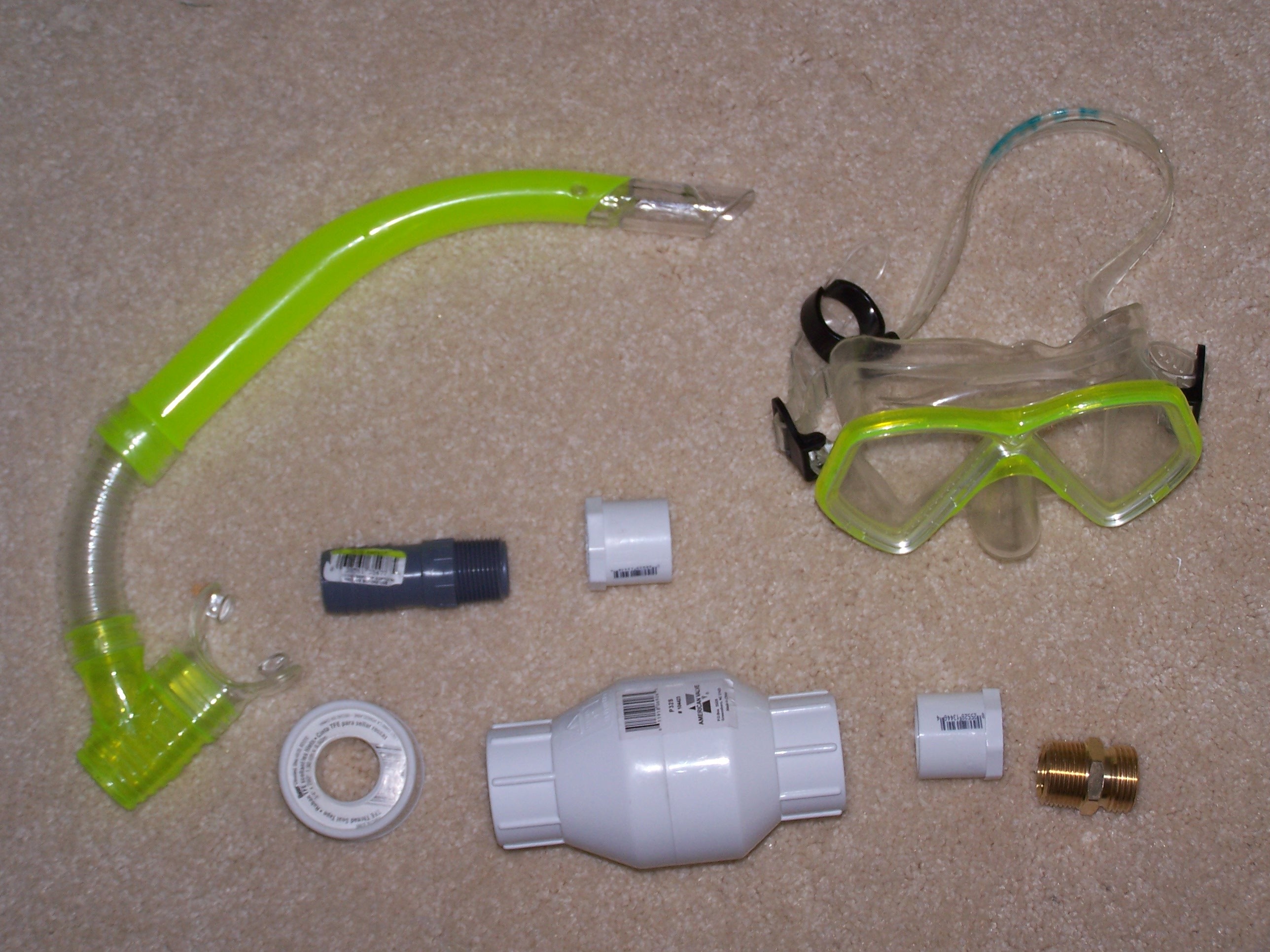 Garden Hose Snorkel