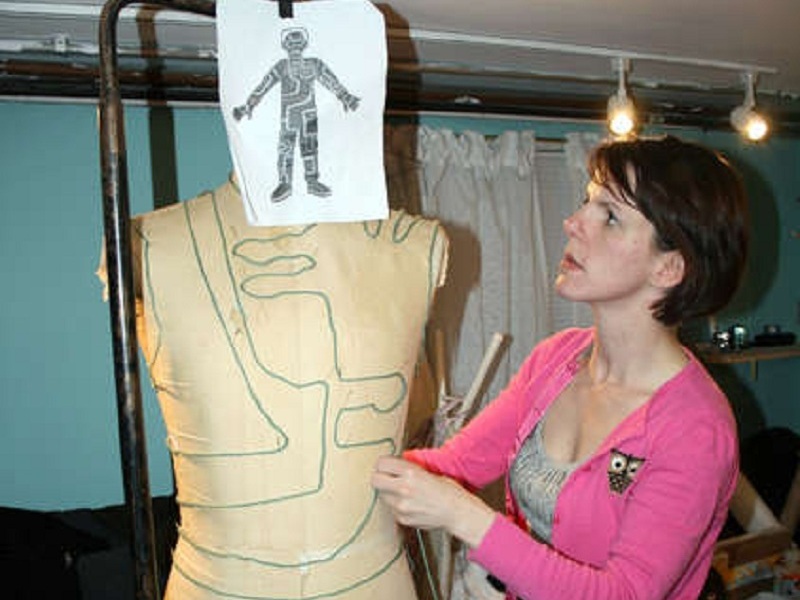 Light-Up EL Wire&nbsp;Costume