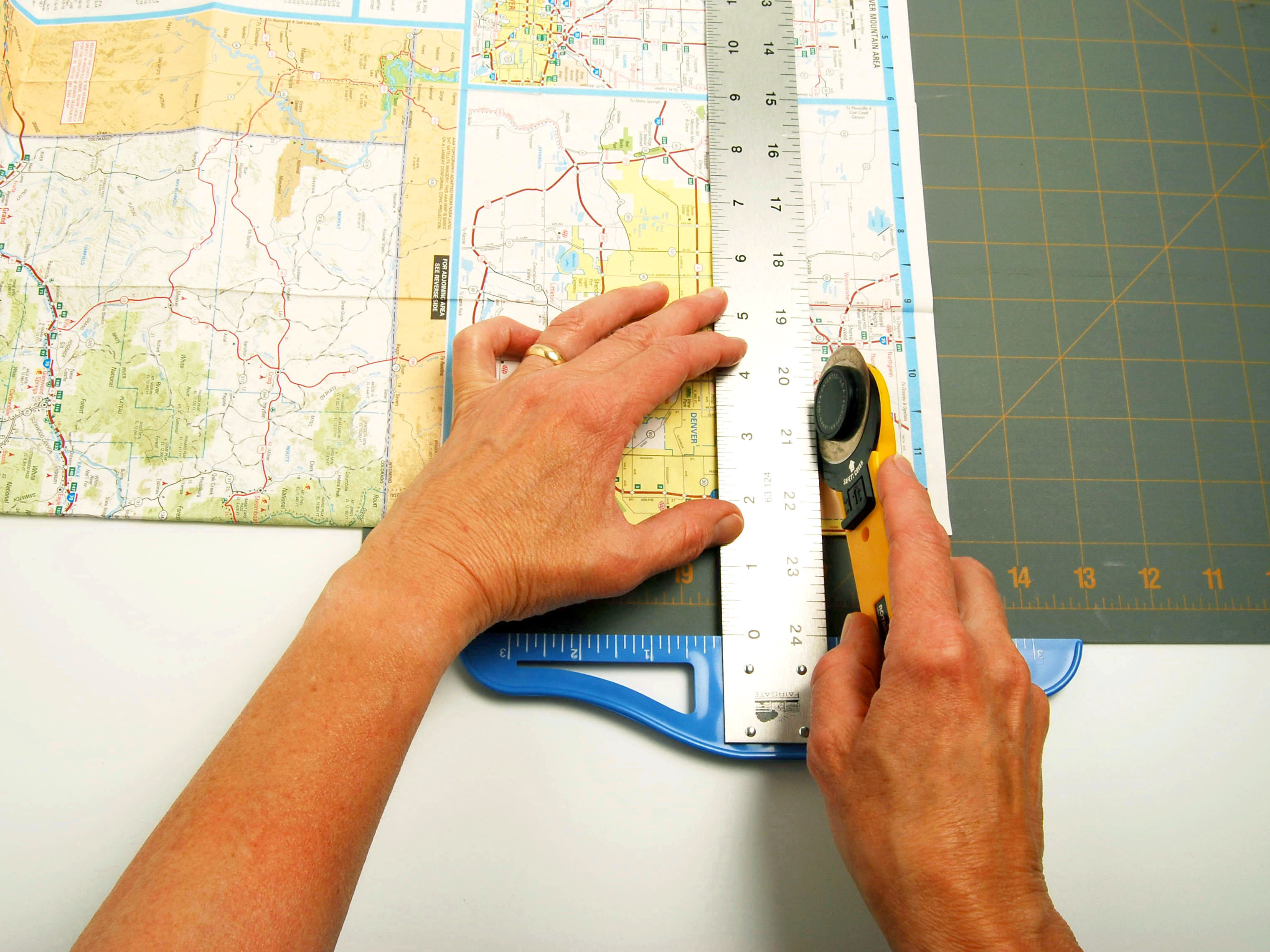 New Project: Woven Map Basket
