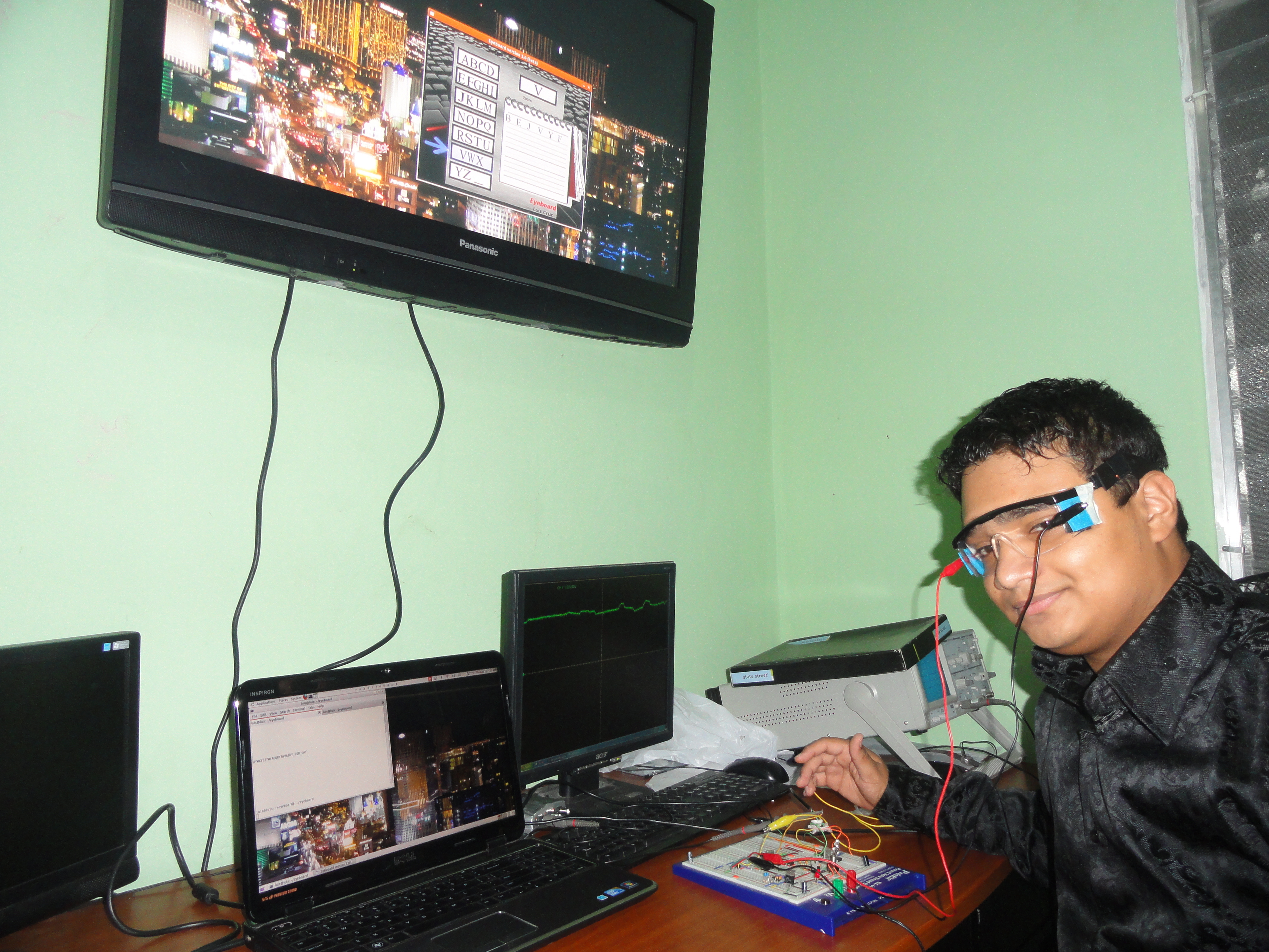New Project: Eyeboard Electrooculography (EOG) System