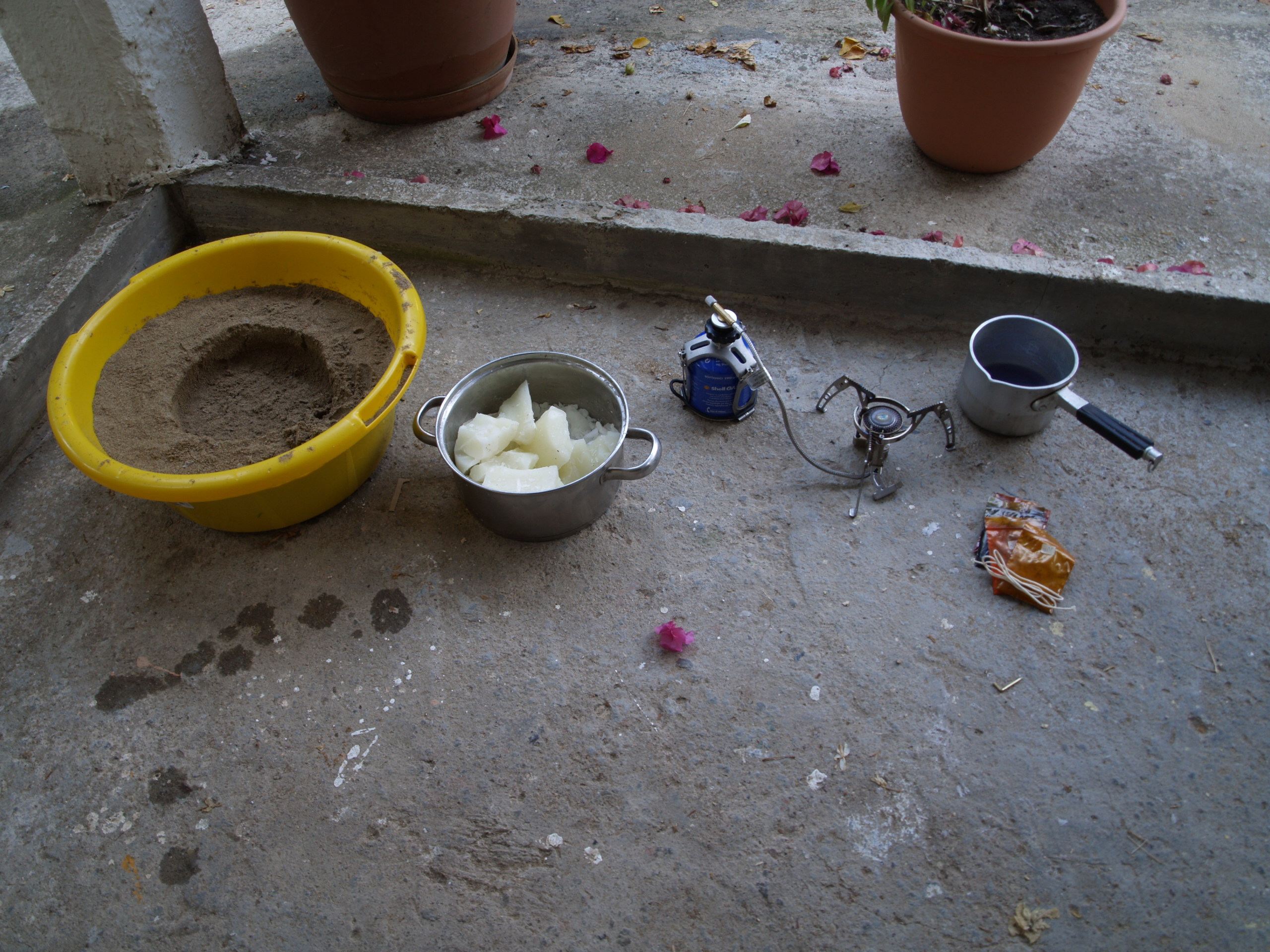 New Project: Sand Candles