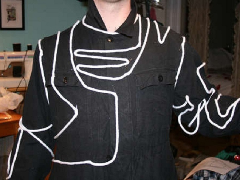 Light-Up EL Wire&nbsp;Costume