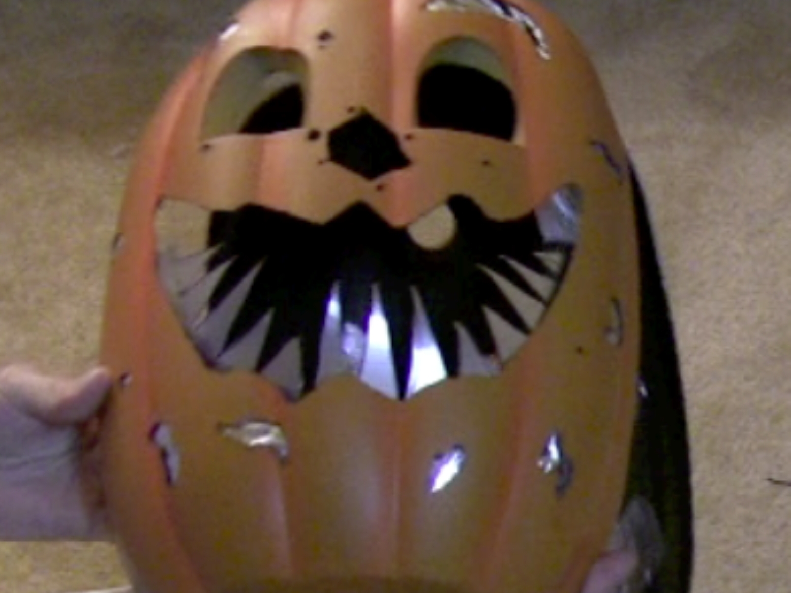 New Project: Mutant Cyborg Pumpkin Halloween Costume