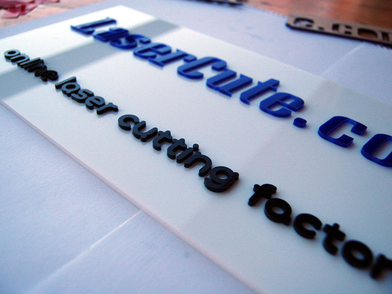 Laser-Cut Sign Designed in Your&nbsp;Browser