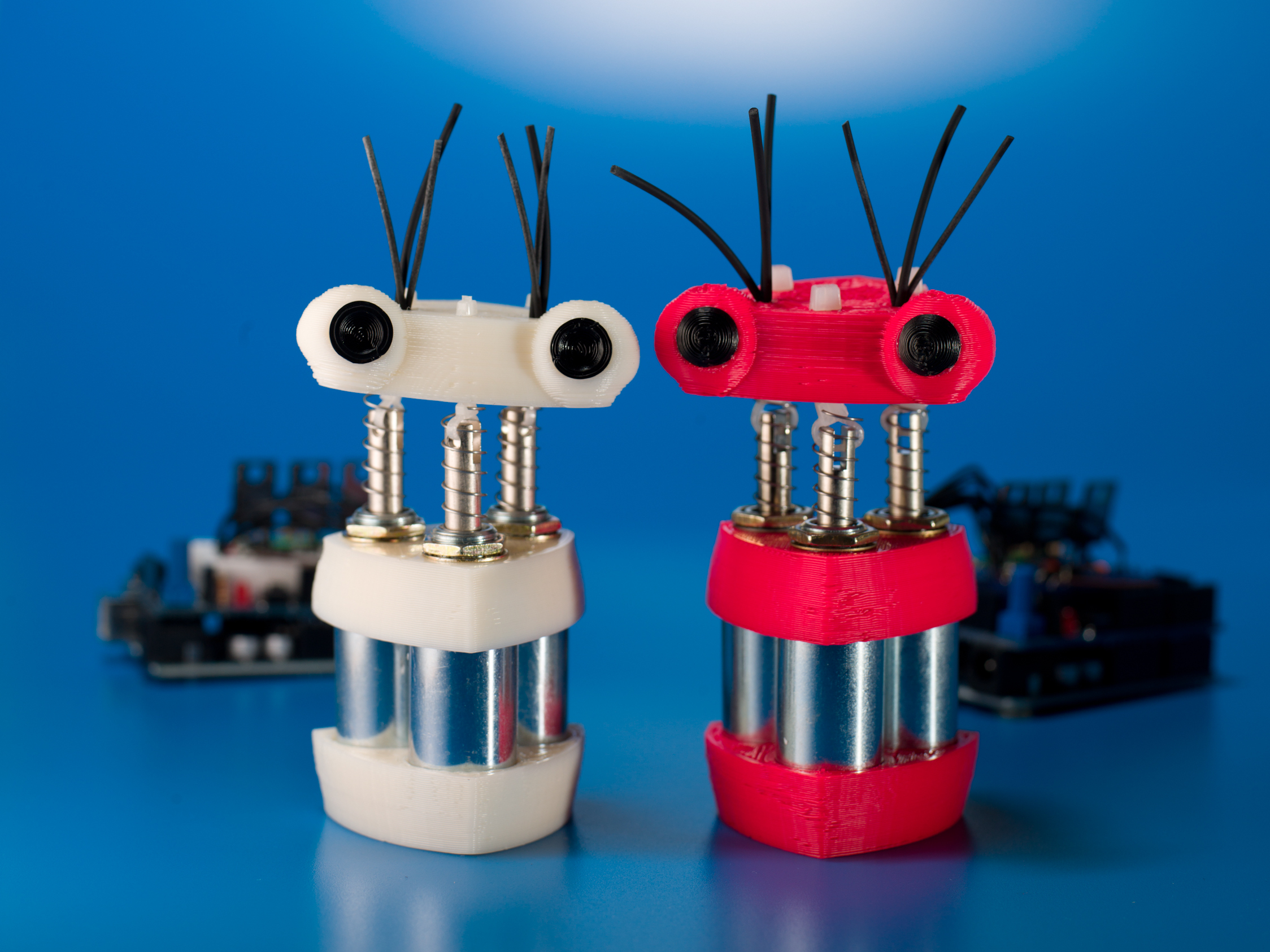 New Project: Spazzi: A Solenoid Powered Dancebot