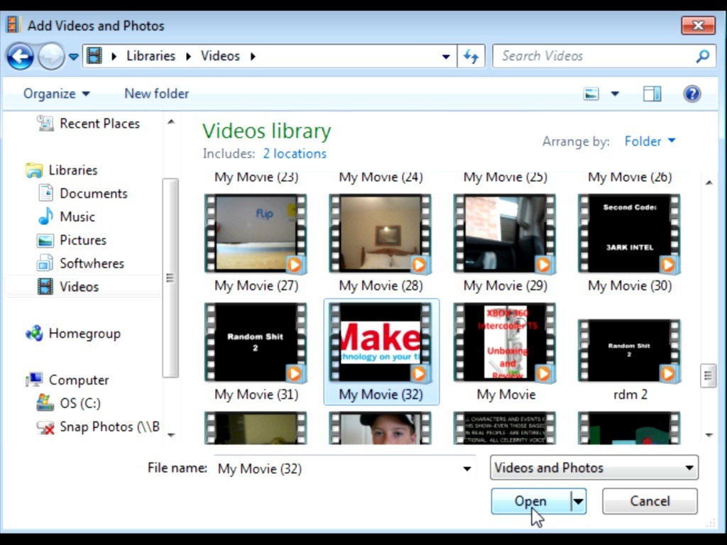 Create Video in Windows Movie&nbsp;Maker