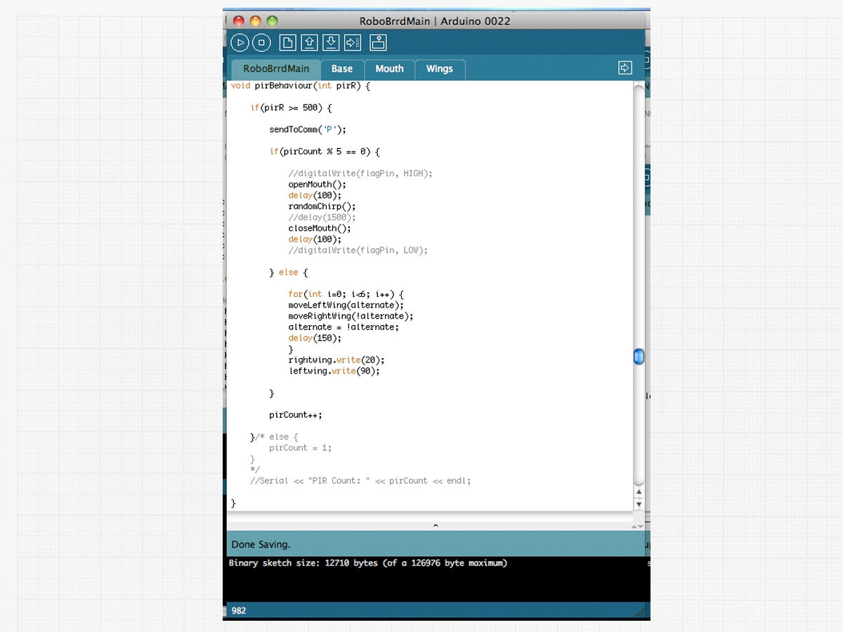 New Project: RoboBrrd