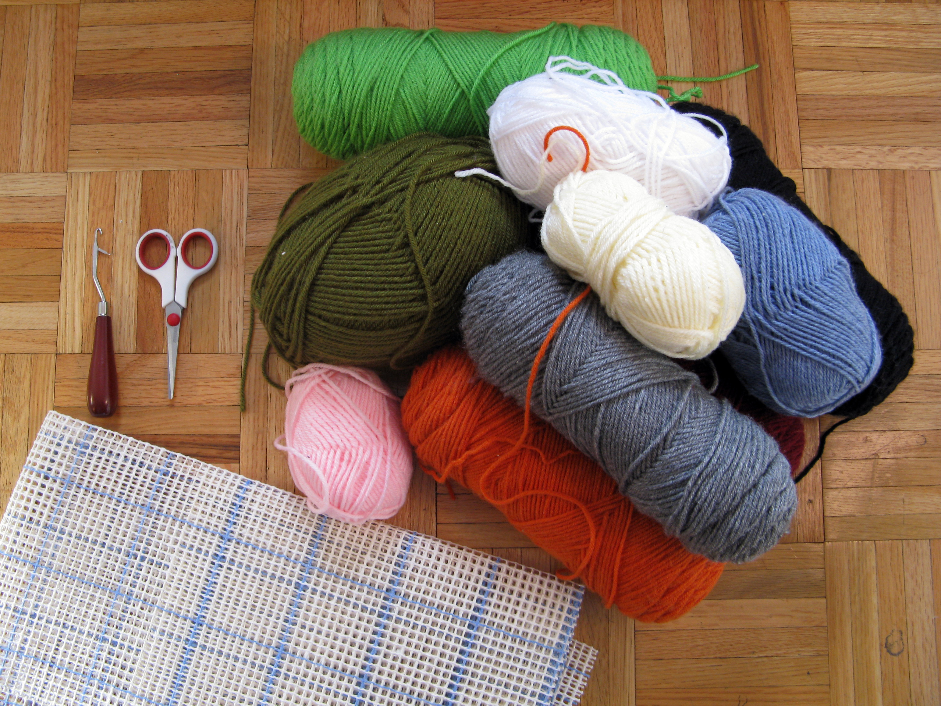 Photorealistic Latch-Hooked&nbsp;Rug