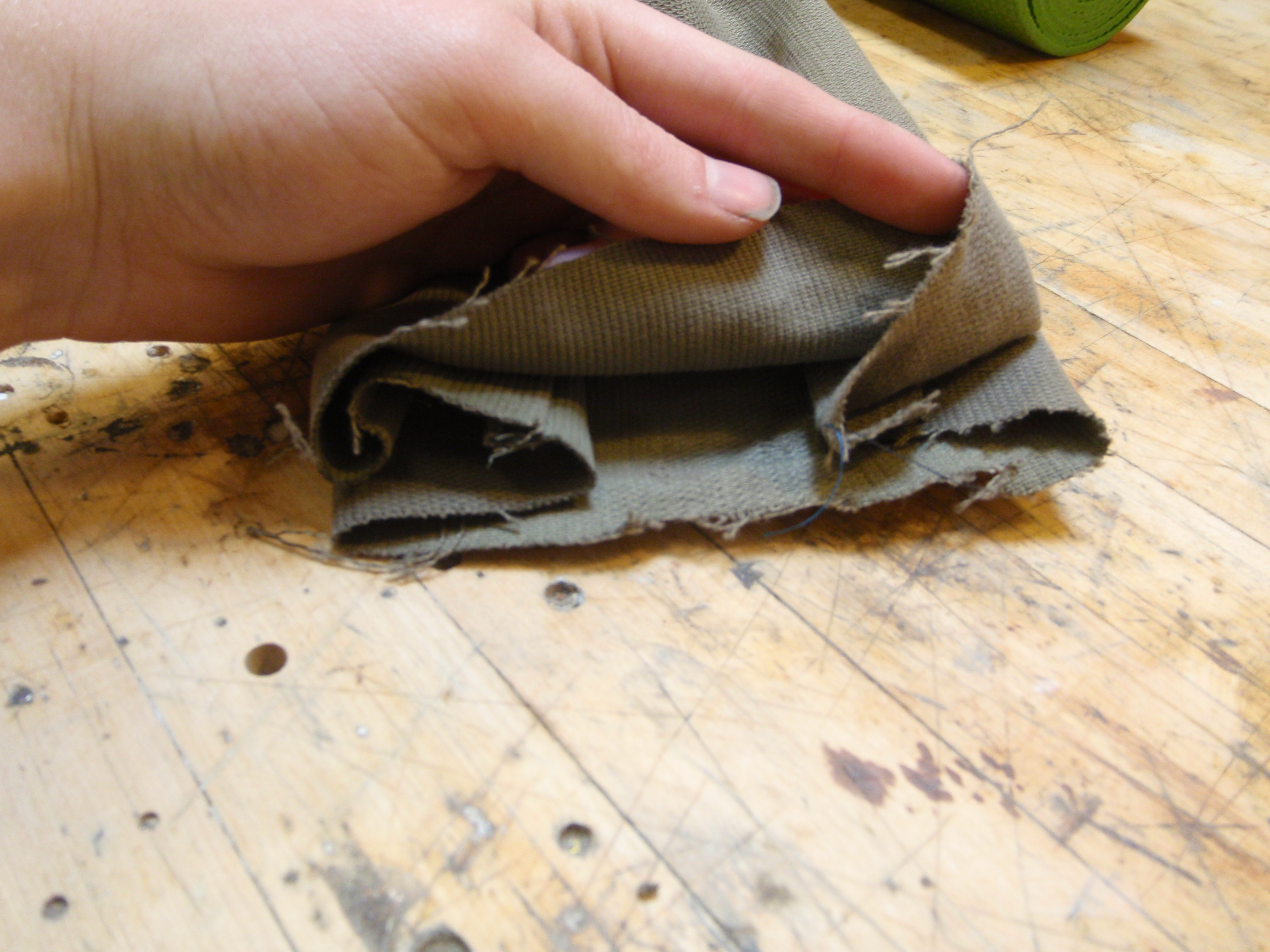 Yoga Mat Bag from Old Pants