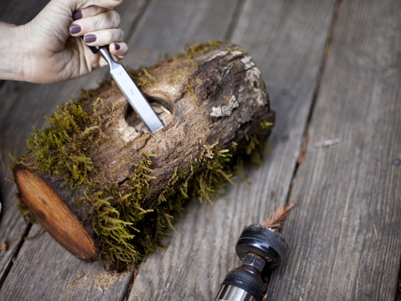 Rustic Woodland&nbsp;Candleholders