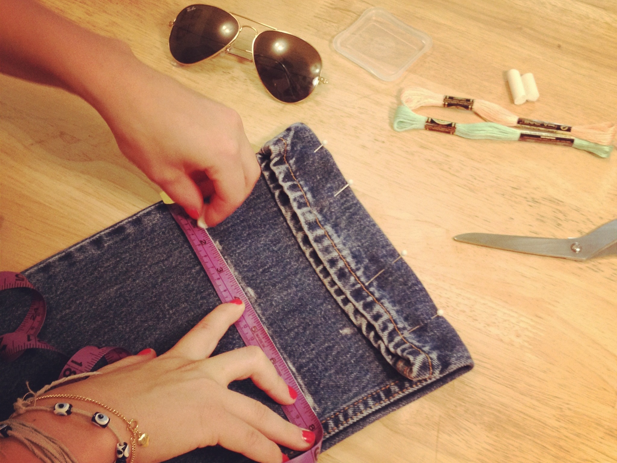 Fringed Sunglass&nbsp;Clutch