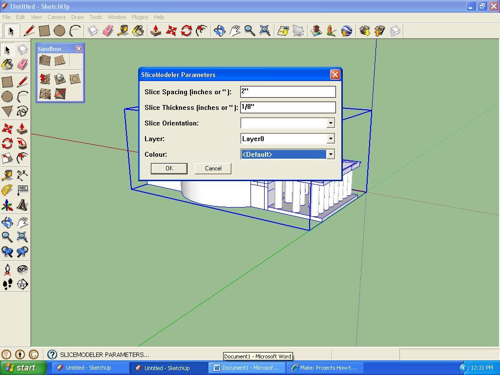 Slice Modeler SketchUp Plugin&nbsp;Directions