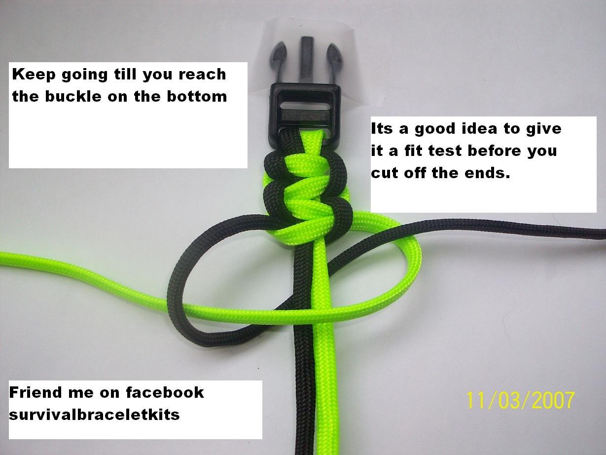 How to make a paracord 550 survival bracelet