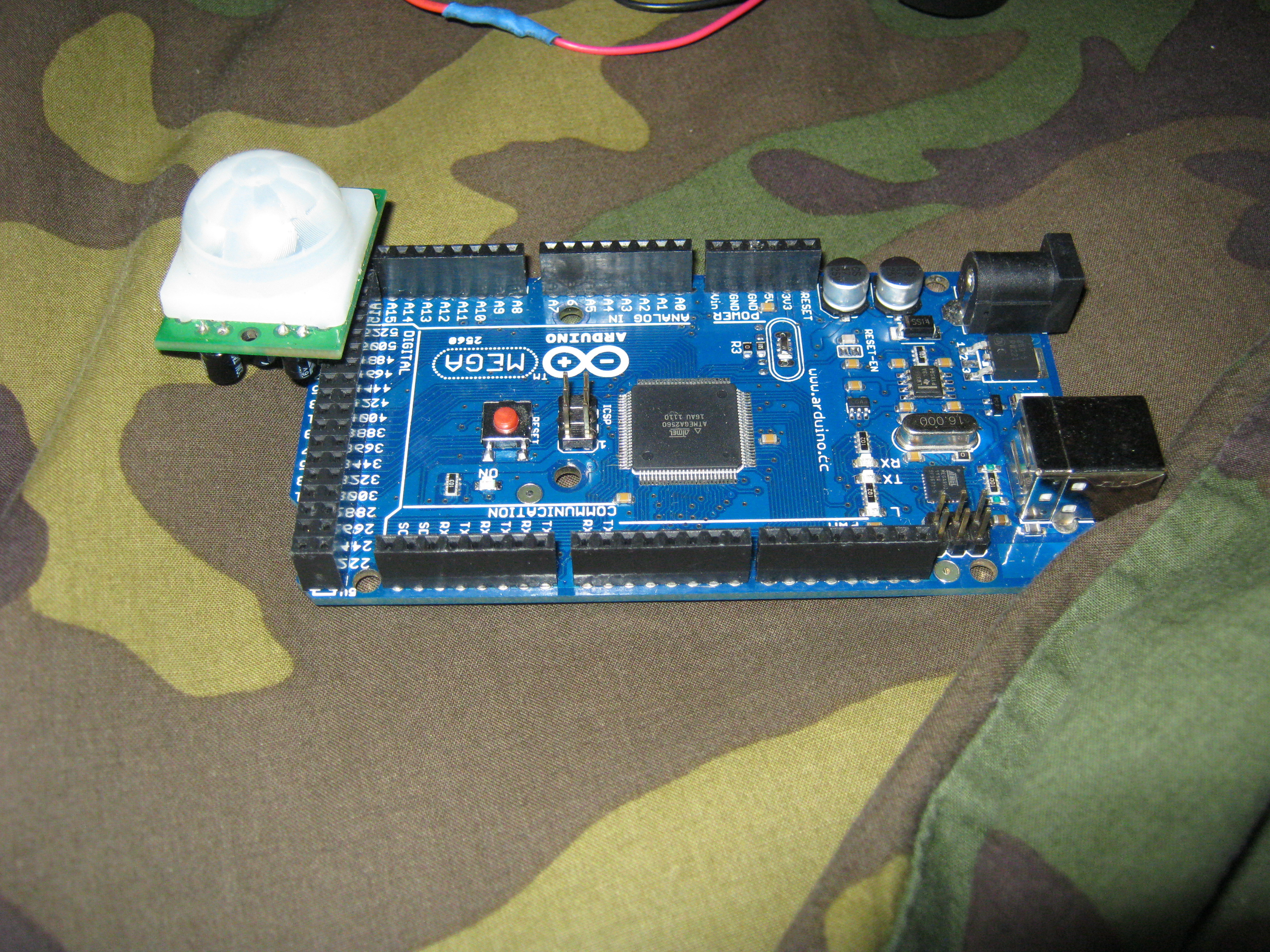 Arduino Mega PIR&nbsp;Alarm