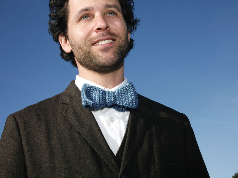 New Project: Crocheted Bow Tie