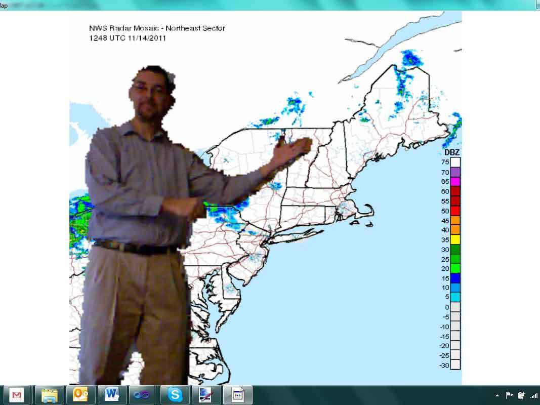 Kinect Hacking: Weather Map