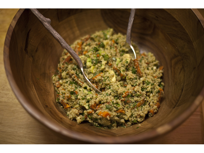 New Project: Vegan Quinoa Salad