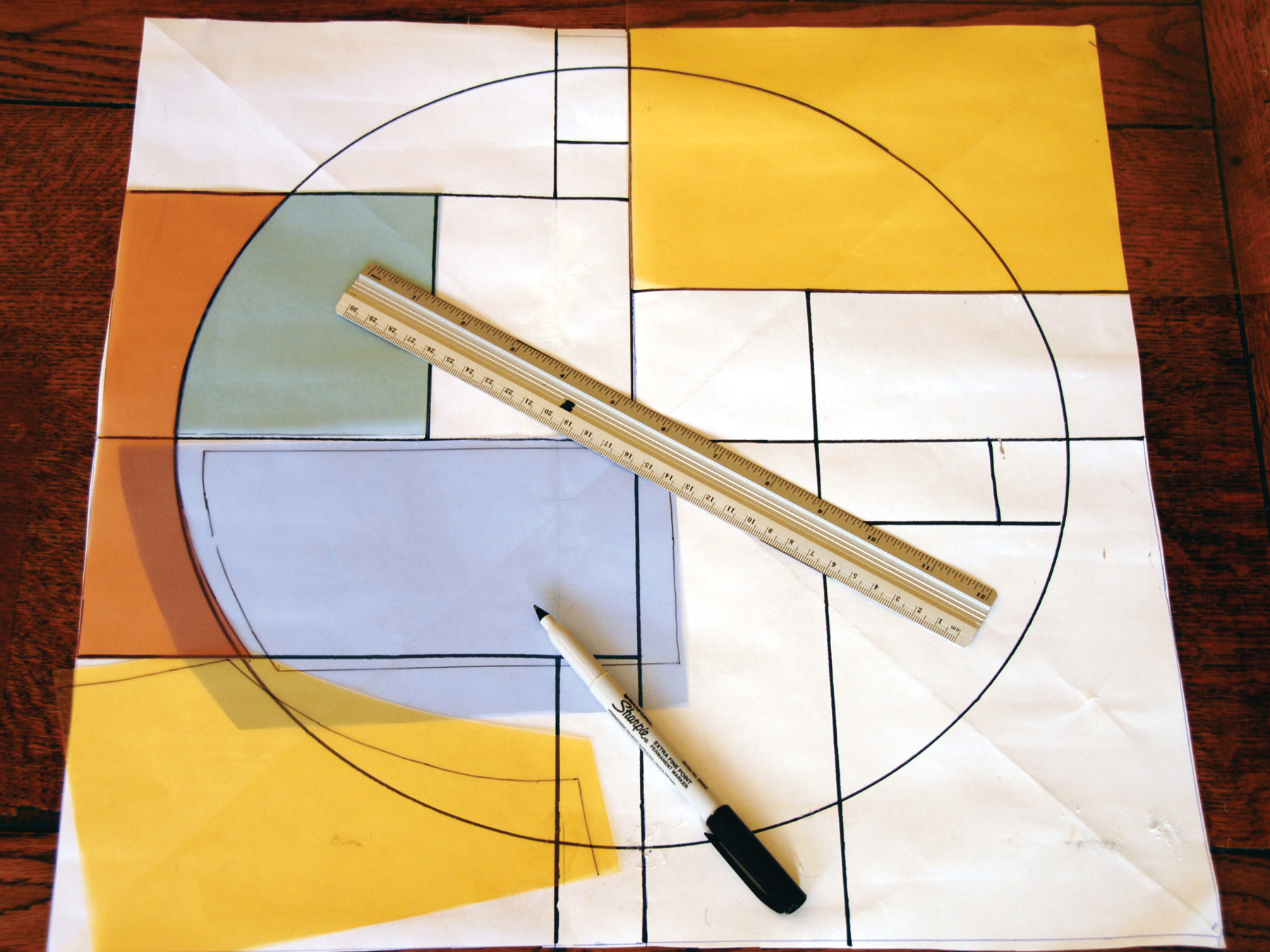 Faux Stained&nbsp;Glass