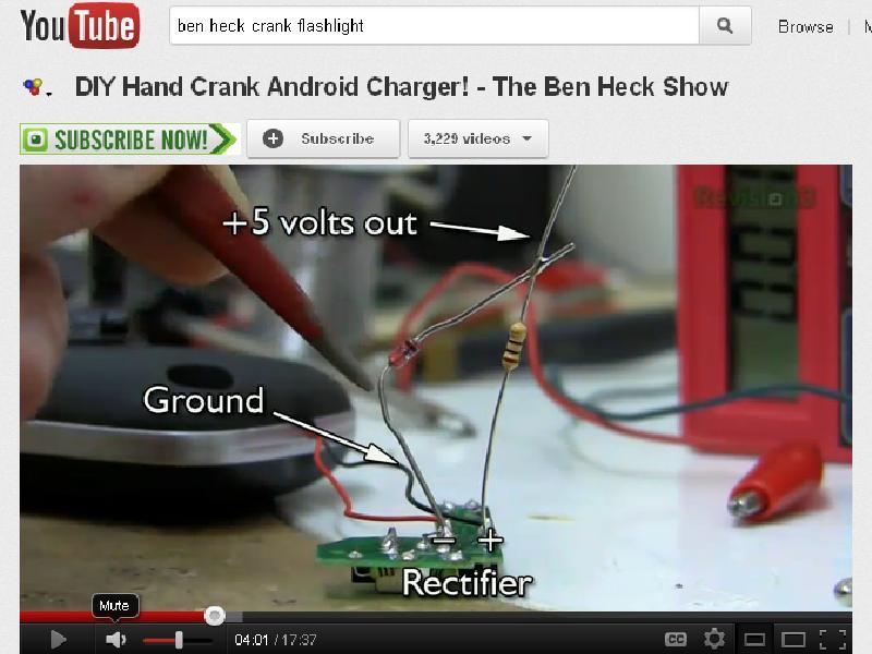 Hand-Crank USB&nbsp;Charger