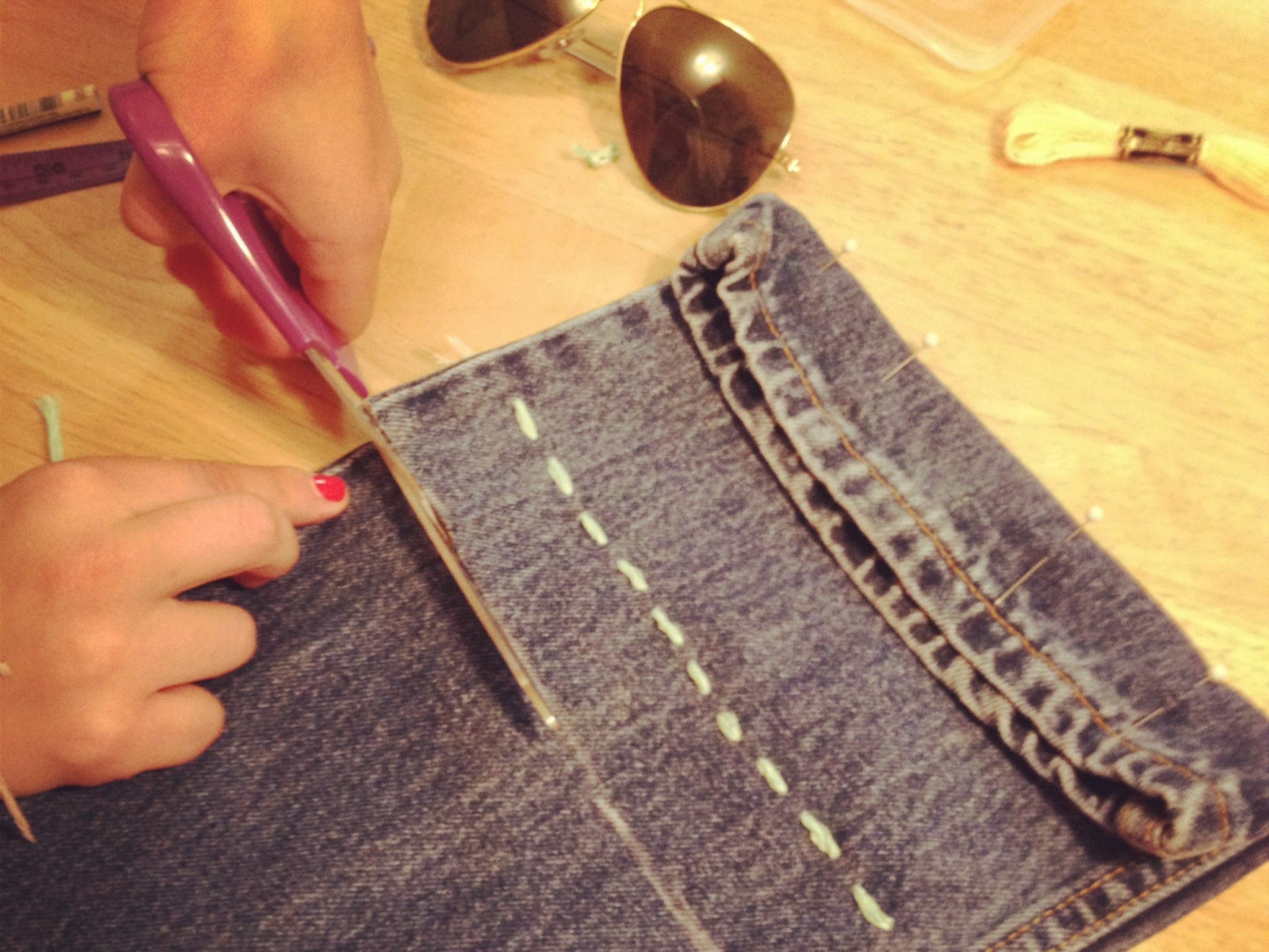 Fringed Sunglass&nbsp;Clutch
