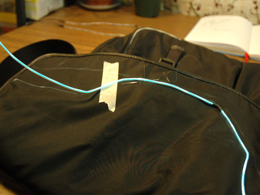 Tron Bag with EL&nbsp;Wire