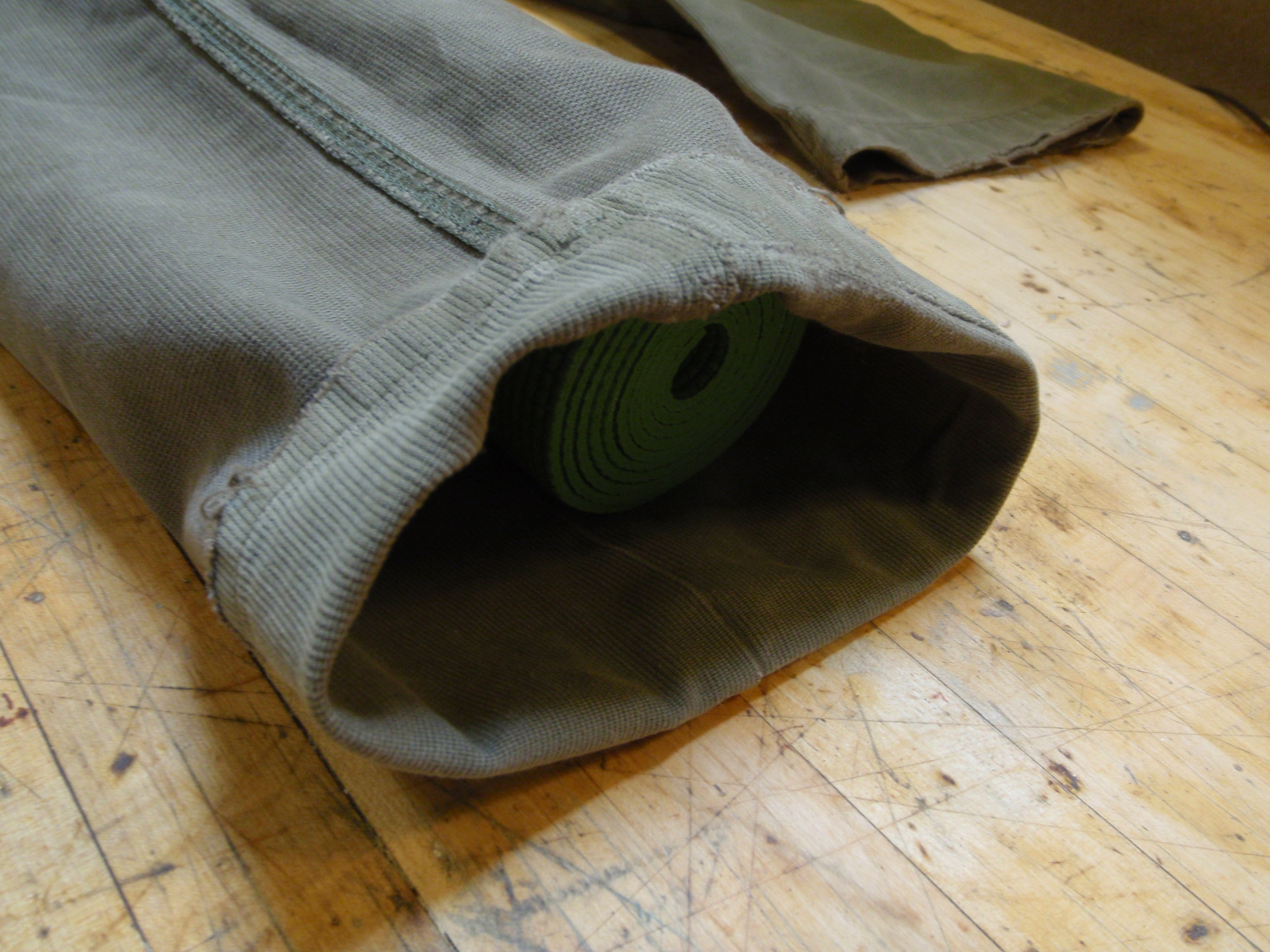 Yoga Mat Bag from Old Pants