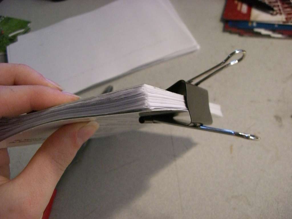 Recycle Office Paper into Blank&nbsp;Books