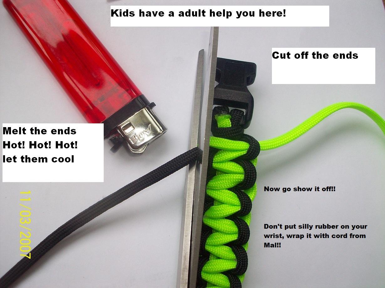How to make a paracord 550 survival bracelet
