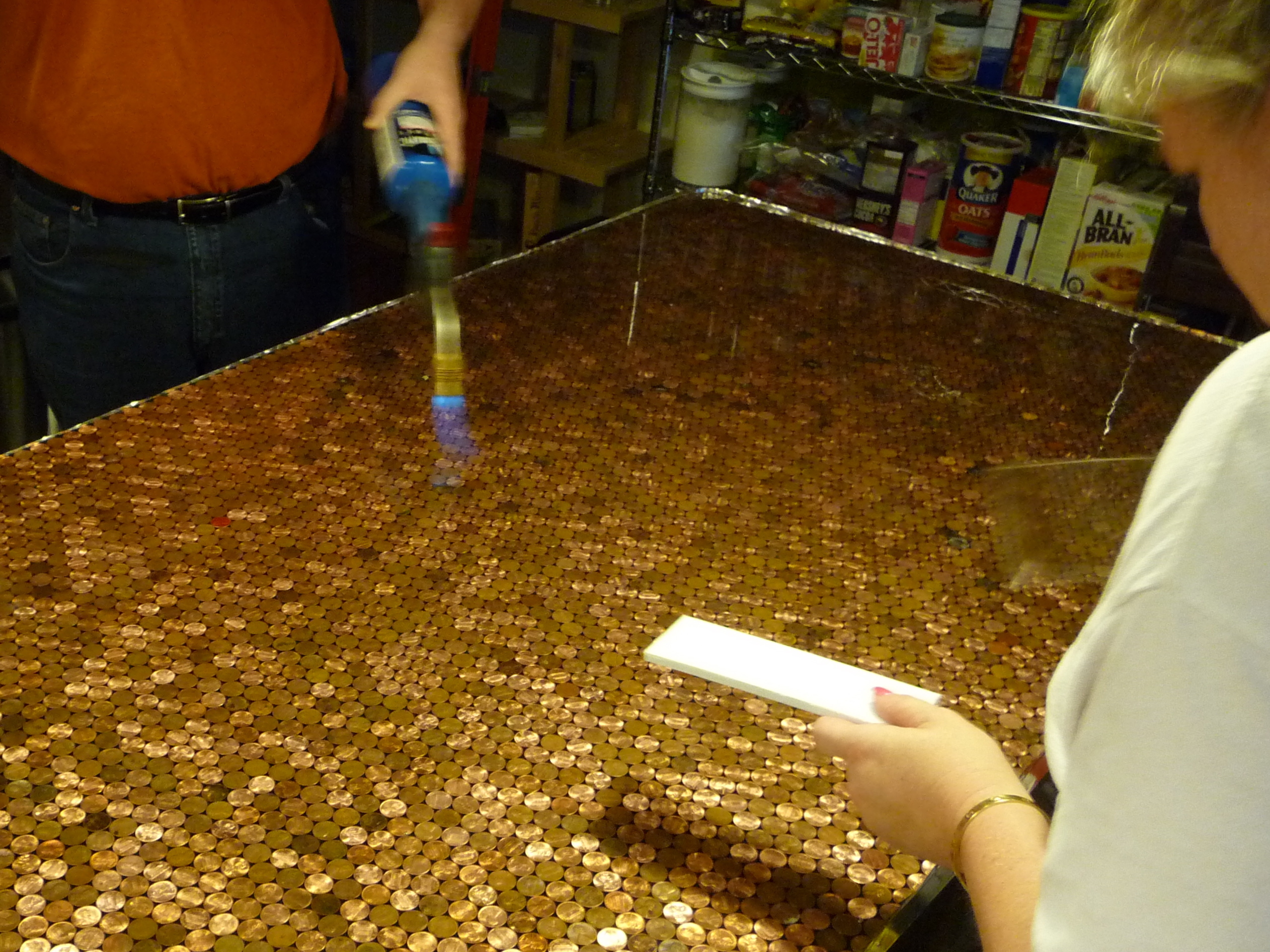 Install a Penny&nbsp;Countertop