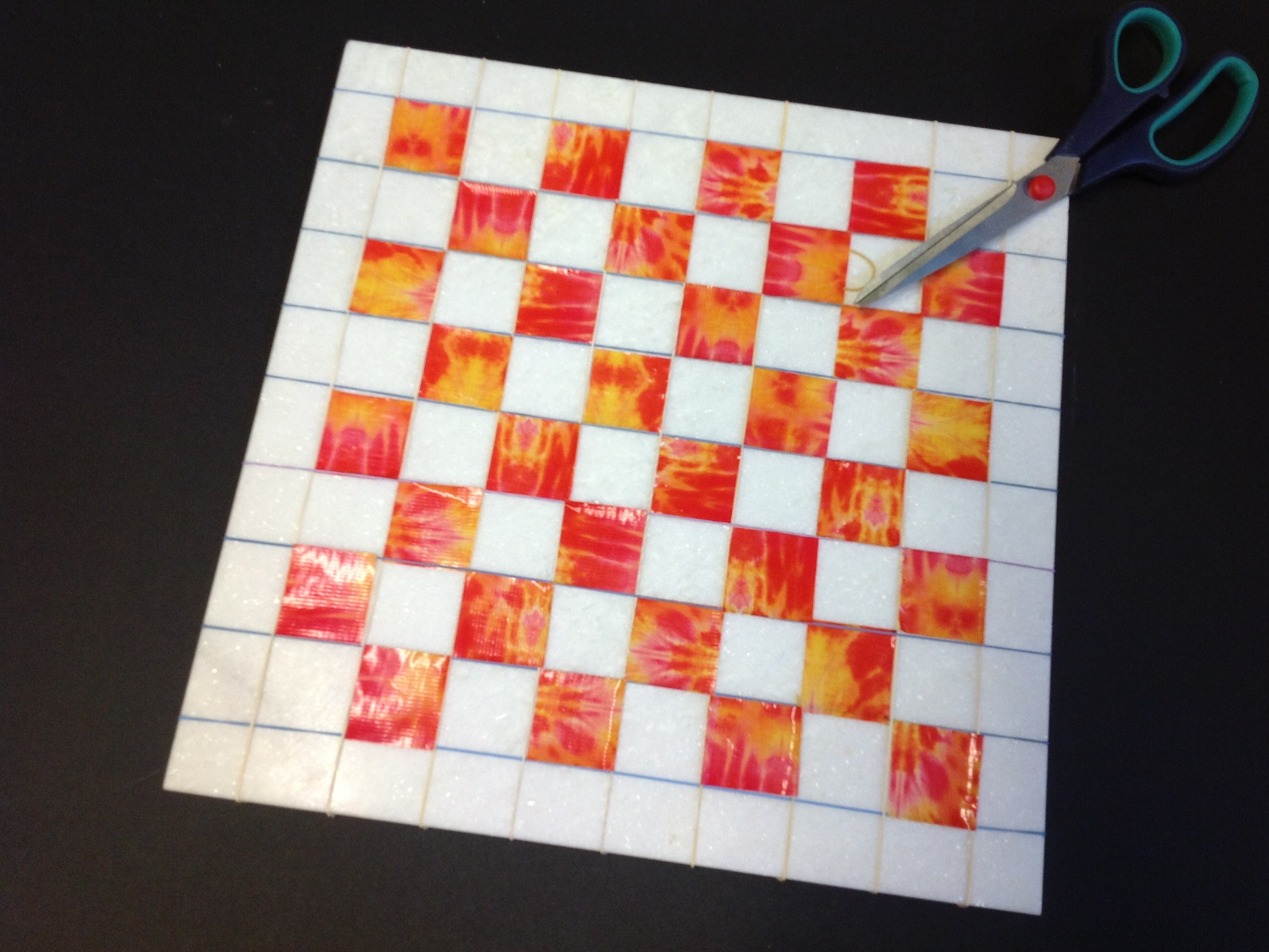 Chess/Checker Board from Tile&nbsp;Remnants