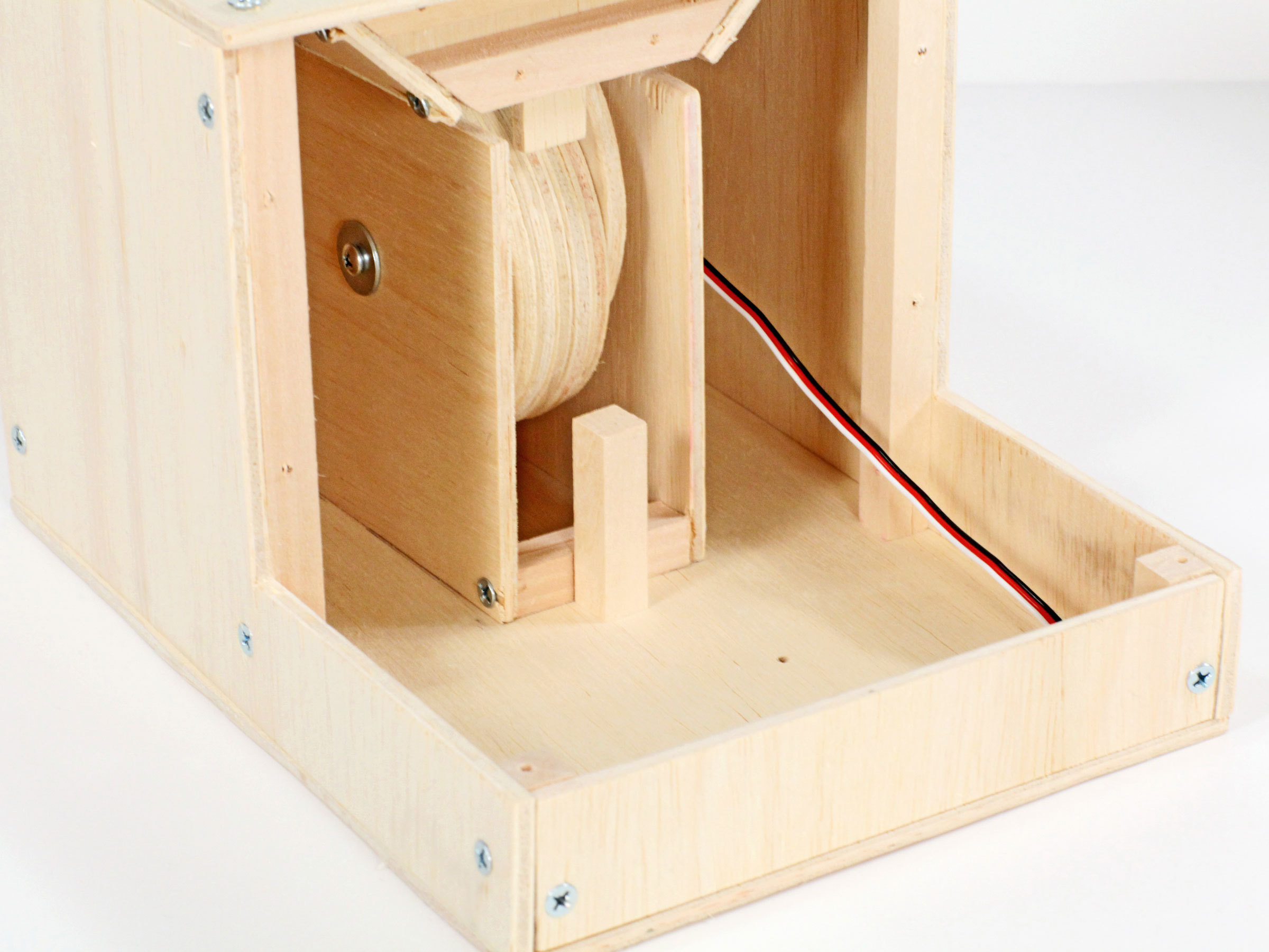 Secret-Knock Gumball Machine