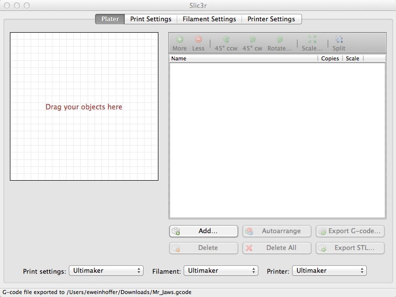 Getting Started With Slic3r