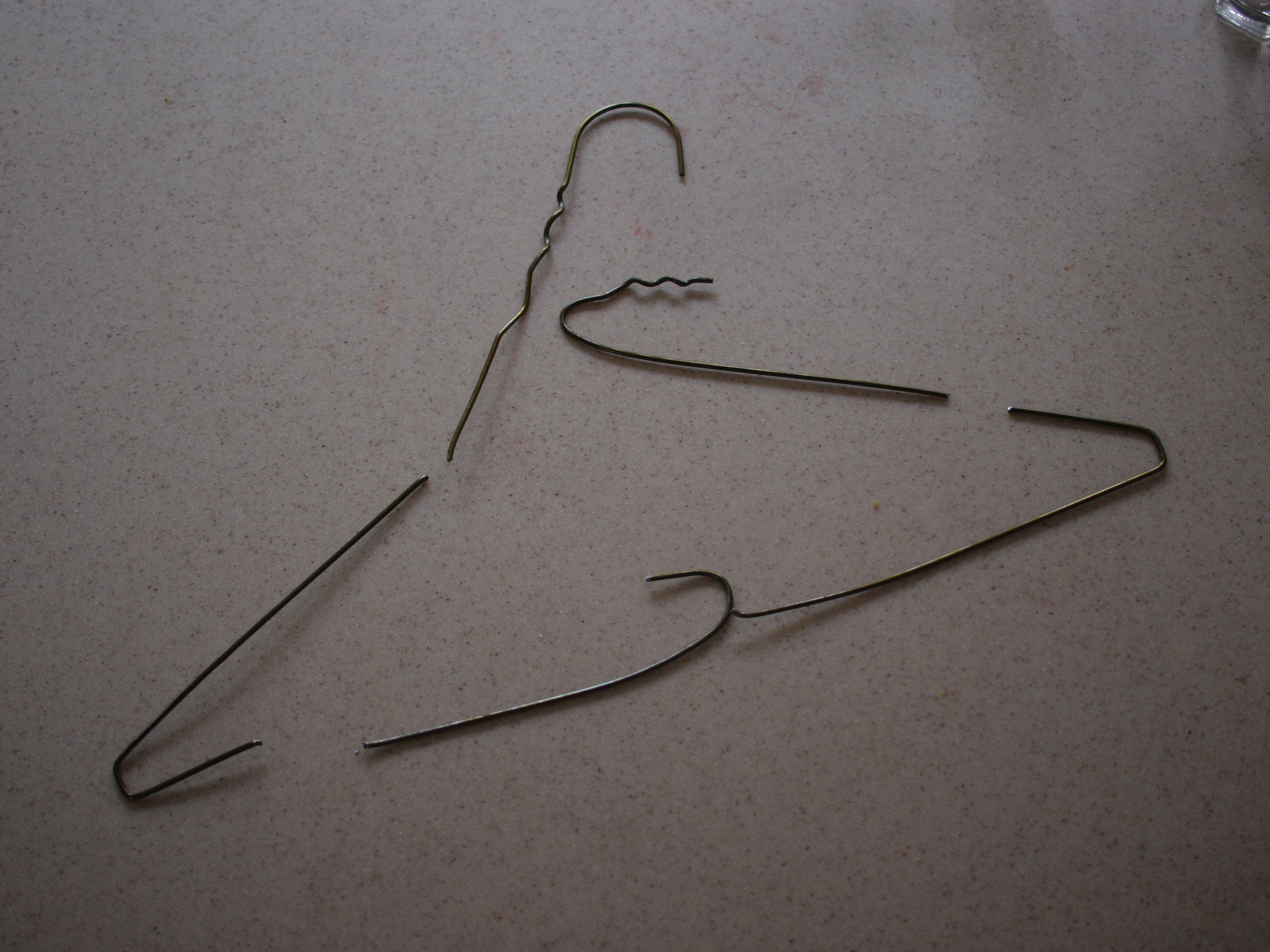 Hose Stakes from Reused Hangers (for Drip-Irrigation&nbsp;Systems)
