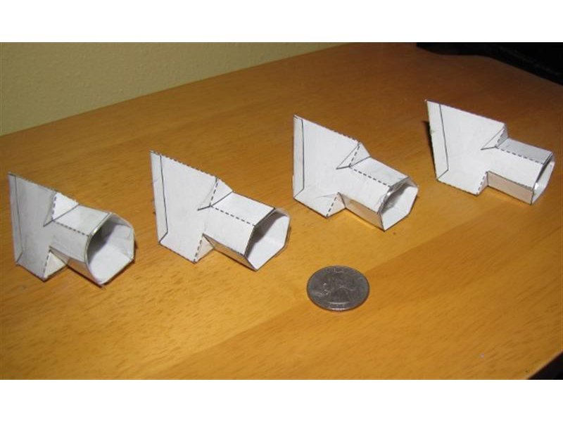 Metal Parts from Papercraft Molds