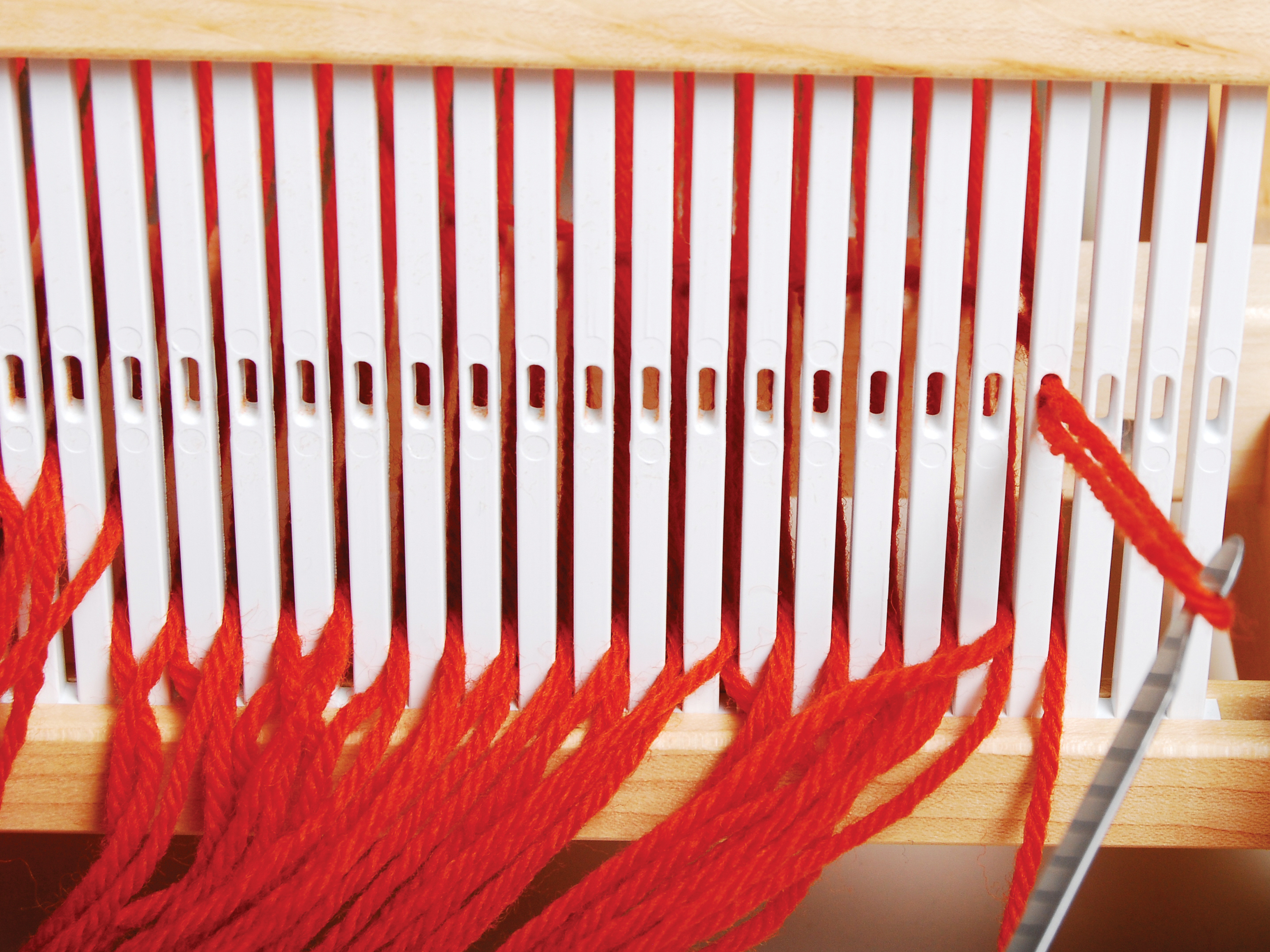 Fringy Loom-Woven&nbsp;Pillow