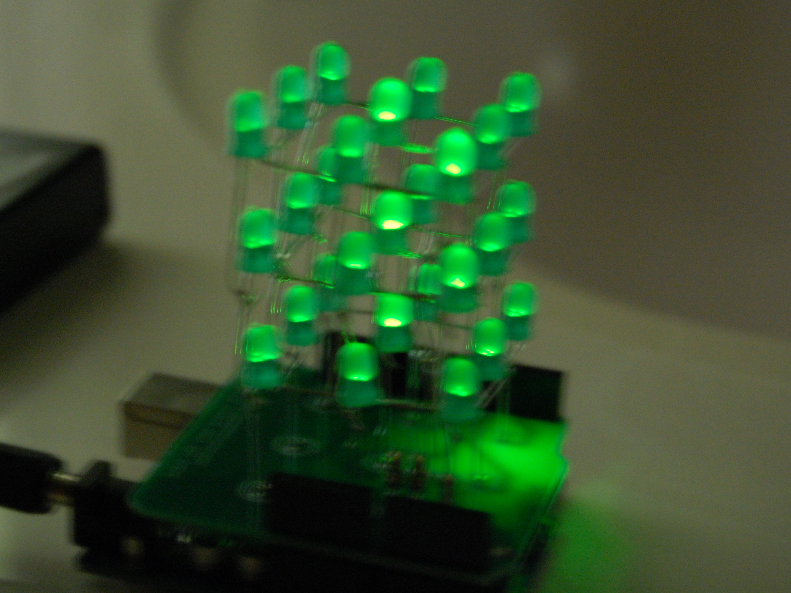 3x3x3 LED Cube Arduino Shield