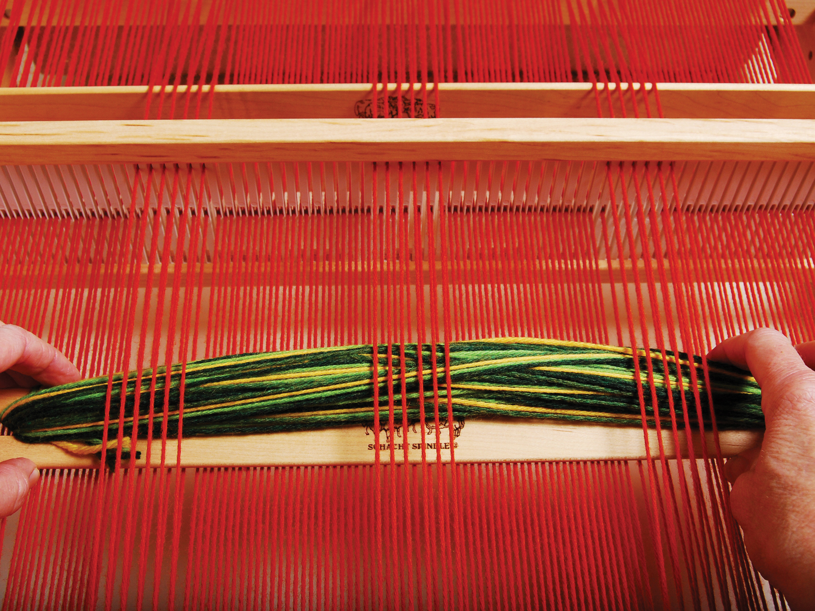 Fringy Loom-Woven&nbsp;Pillow