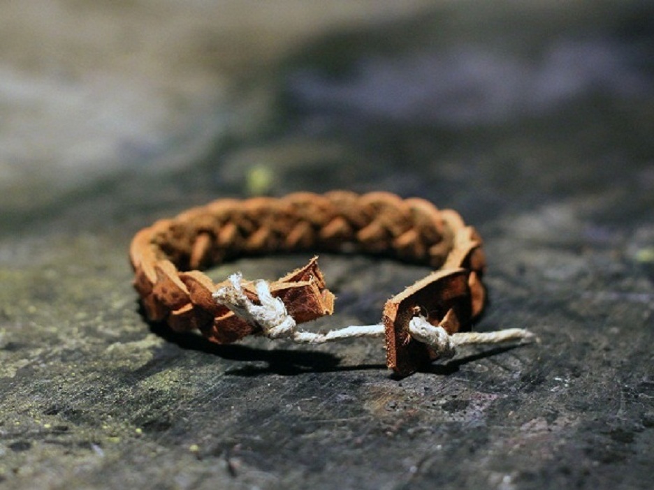New Project: Braided Leather Bracelet