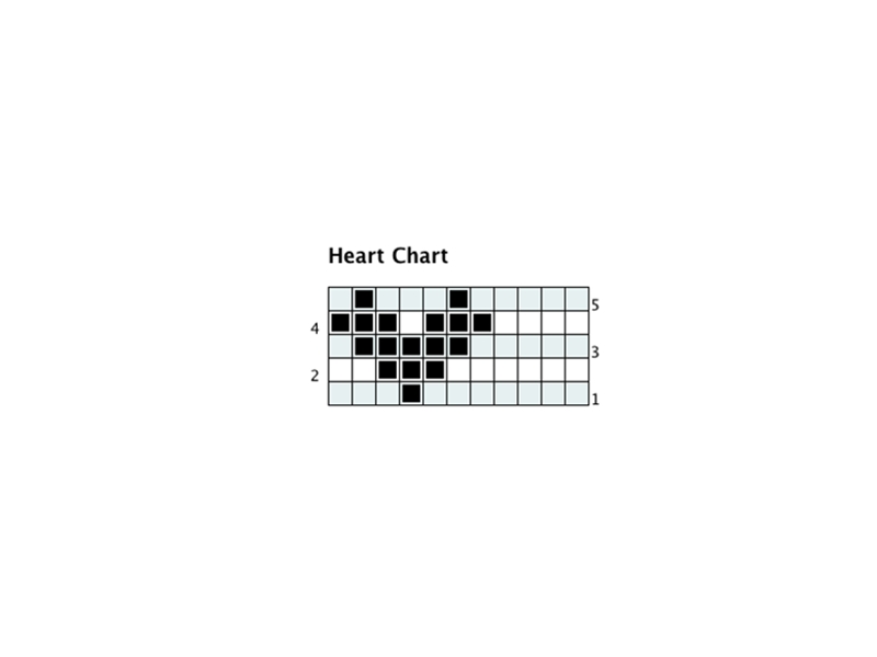 Crochet Colorwork Heart Hat