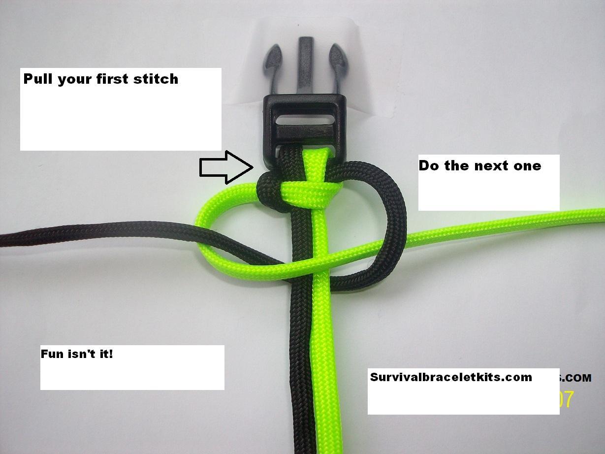 How to make a paracord 550 survival bracelet