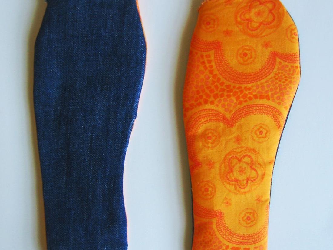 New Project: Repurposed House Slippers